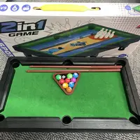 大号仿真植绒台球桌玩具家用迷你台球桌亲子互动益智游戏礼物