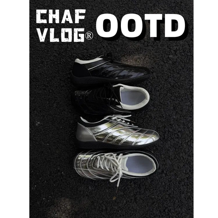 CHAFVLOG25SS/SHUTTTLE美式赛车鞋 极简 夏季新款潮流百搭德训鞋