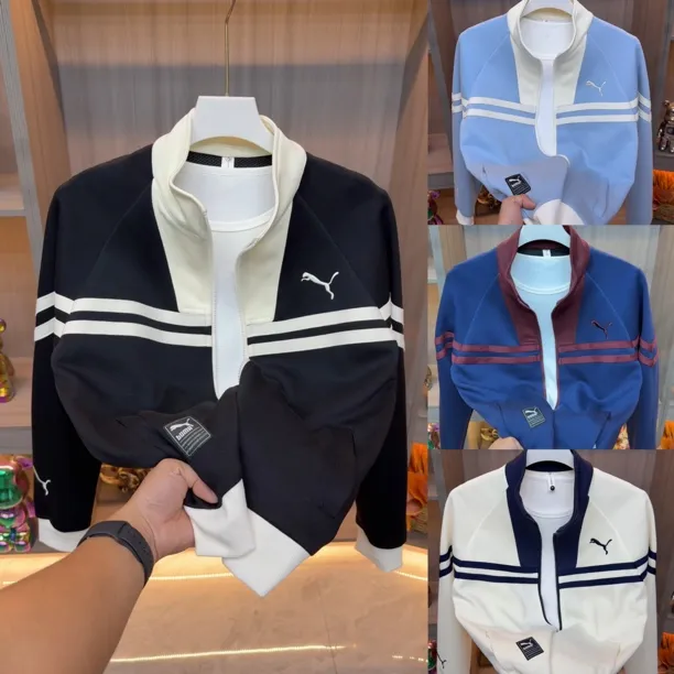 731秋季新品立领拼色洋气帅气刺绣好看情侣款夹克男士休闲外套