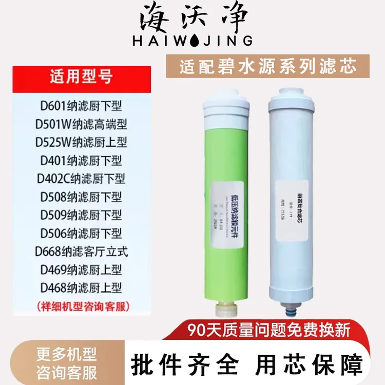 适配碧水源净水器滤芯D509 D601 D401 D402 D468 D506 DF