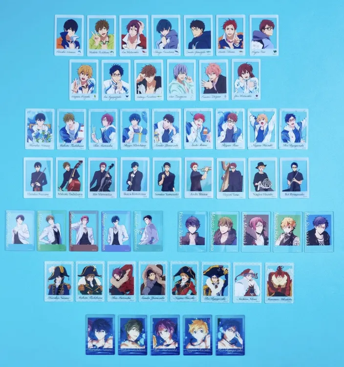 【国现】Free！男子游泳部岩美音乐会 拍立得风亚克力透卡吧唧盲抽