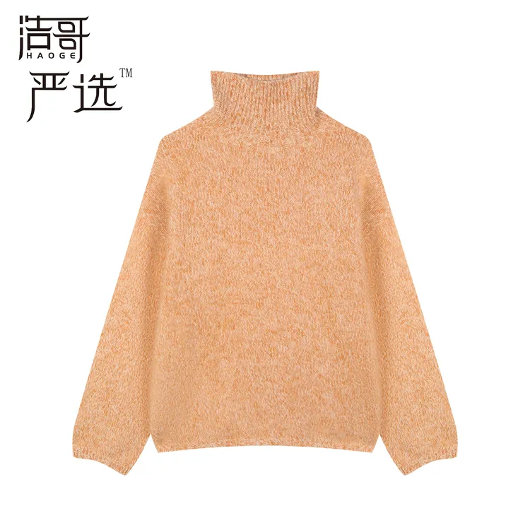 浩哥严选●羊绒混纺毛衣预HGD5MY5215A时尚百搭套头女士通勤日常款