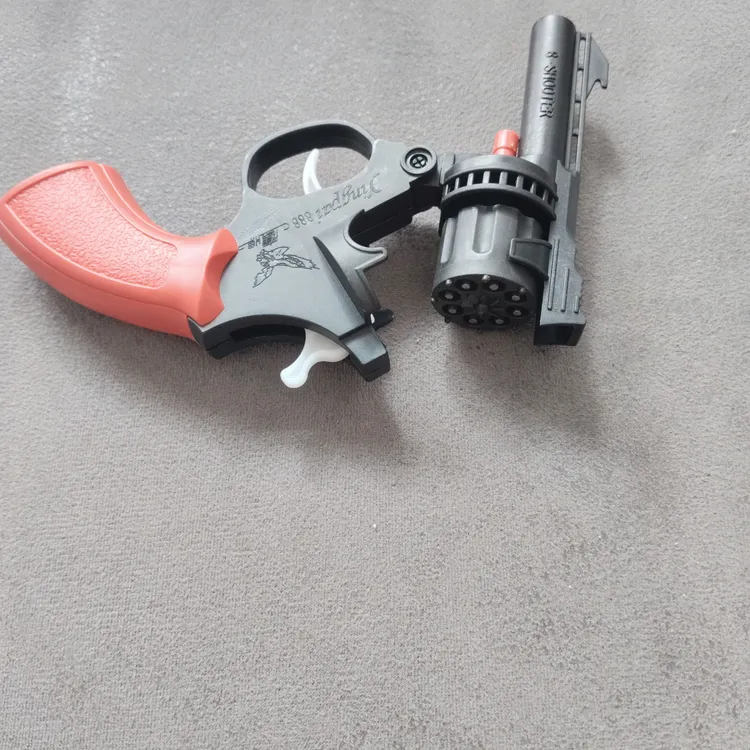 不可发射左轮枪玩具男孩科教模型生日礼物