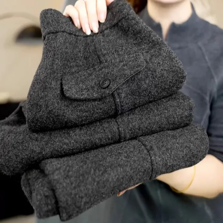 【认准正版】2025冬季绵羊毛加绒加厚一条过冬百搭窄版香蕉裤-24931