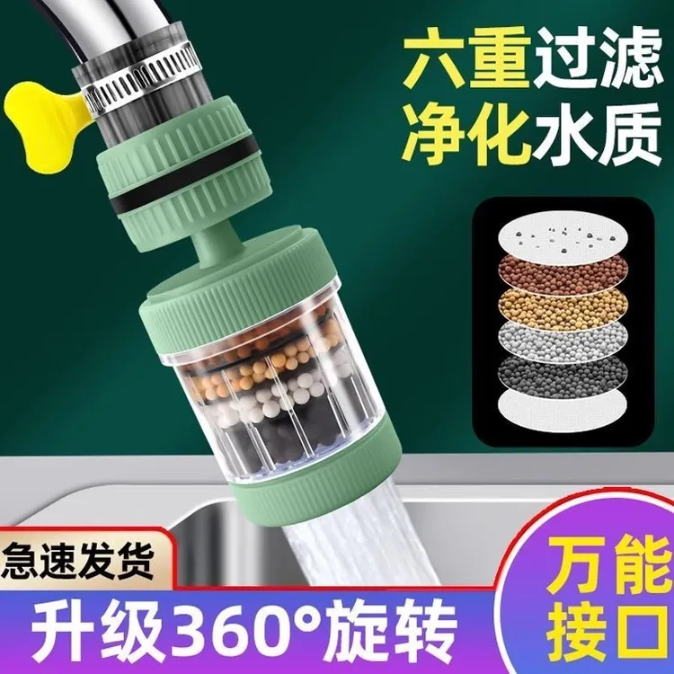 【水龙头过滤器】水龙头延伸过滤器通用防溅嘴厨房自来水净水神器
