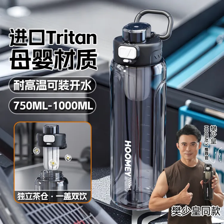 【樊少皇同款】HOOMEY新款杯子大容量水杯男tritan车载运动健身水壶商品图