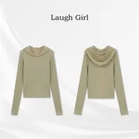 楚楚君 Laugh girl【伯爵少女】早秋新款拼色带帽长袖上衣VL531186J