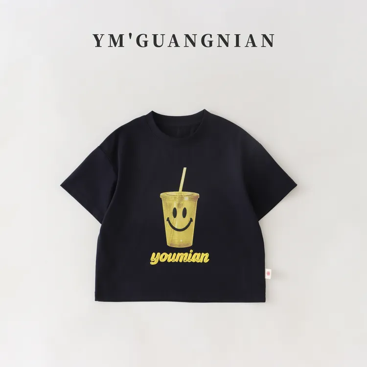 【幼棉光年】夏季男童圆领休闲薄款T恤卡通服装小孩衣服1220915