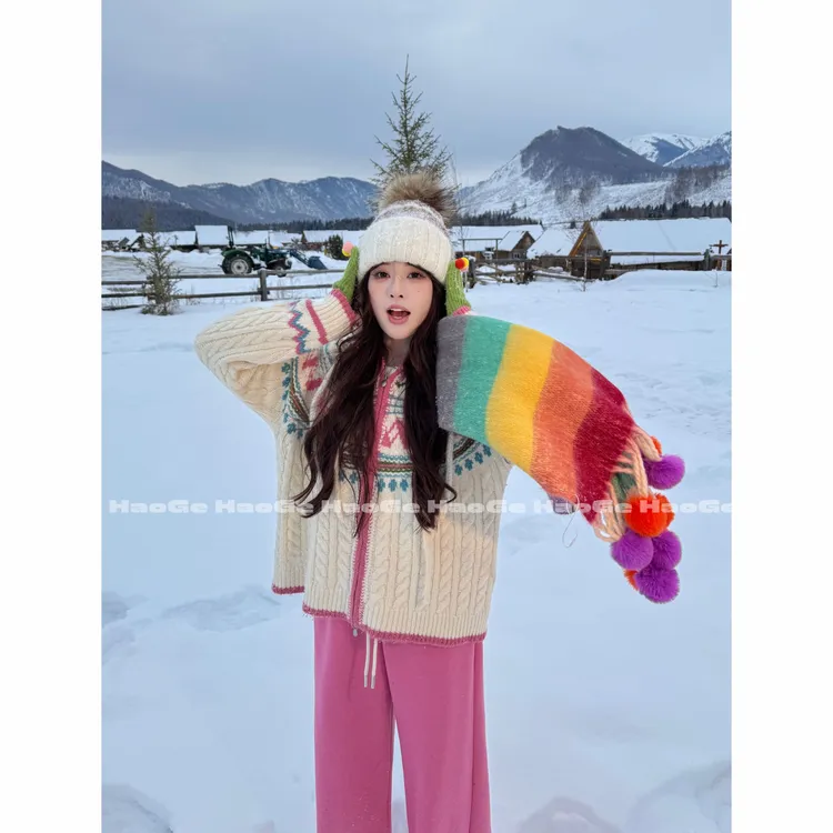 浩哥严选●毛衣预HGD5MY5364A百搭加厚秋冬慵懒风设计款日常百搭