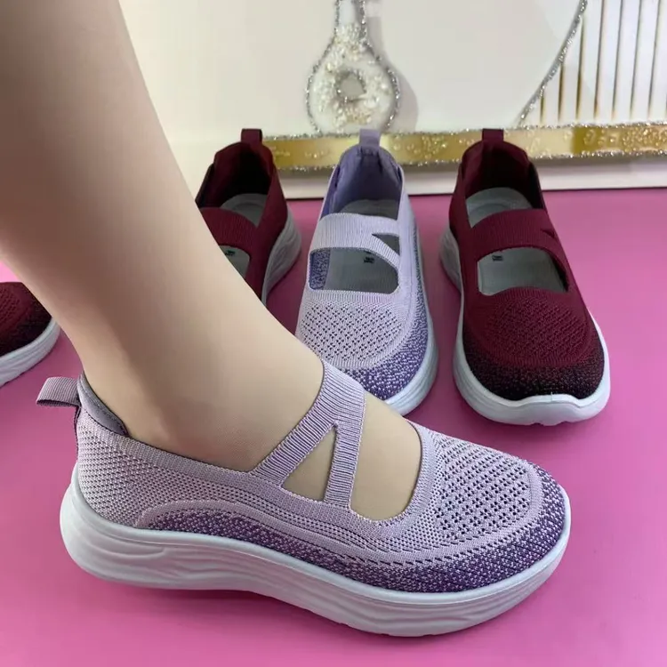 老北京布鞋夏季新款镂空网面鞋轻便软底健步鞋舒适透气妈妈运动鞋