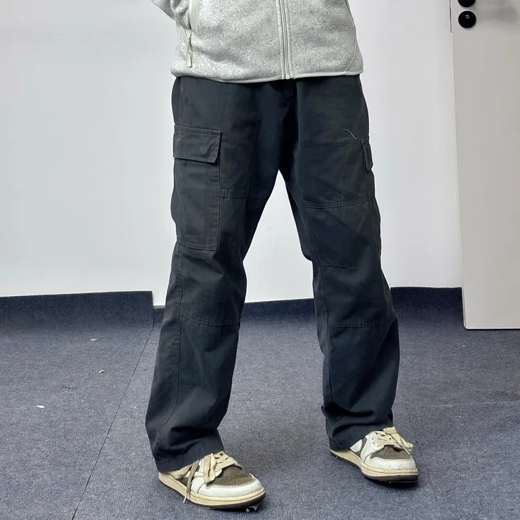 美式高质感复古工装裤男款潮牌宽松直筒休闲长裤子男秋冬款