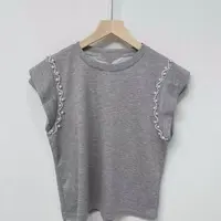 【T恤】高档新款上衣设计感时装女装服装7106[XSLF]Q
