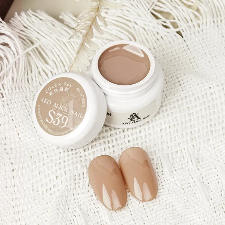 Ako甲油胶cl红底高跟鞋款美甲色胶