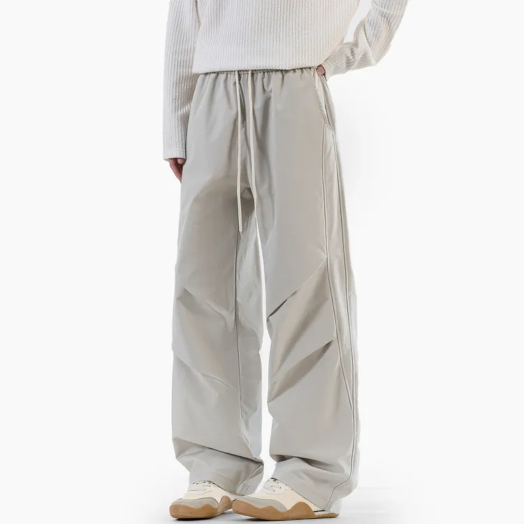 美式宽松潮流男士休闲裤百搭显高显瘦运动长裤工装裤春秋阔腿裤子