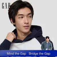 【成毅代言】Gap男女装2025秋季新款logo插肩袖休闲卫衣788134