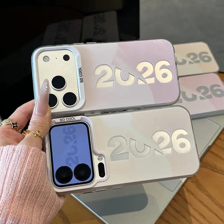 欧克里里彩银2026适用苹果17/16promax手机壳华为vivoppo小米1514商品图