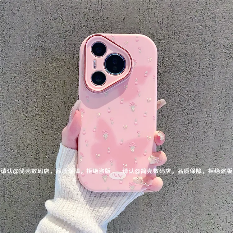 （华为P系列）金属小胖妹适用华为Pura70/华为p60/p50/p40/30手机壳