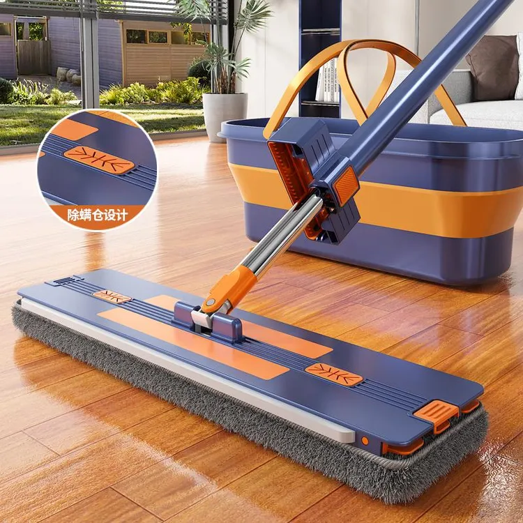 2025新款免手洗平板拖把家用拖把桶懒人一拖净大墩布拖布拖地神器