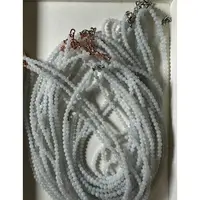 A43翡翠白冰项链珠子直接约5.6mm珠子约108粒（多样性发其一）