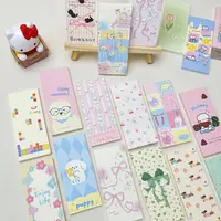 【奶芙日记2.0】可爱长条便签本单面无粘性可撕50张手账本记事留言