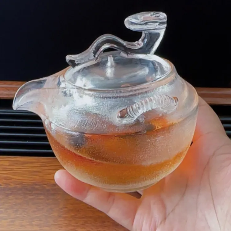 东海工艺水晶杯家用泡茶壶手抓壶茶器茶室功夫茶具杯子高端送礼