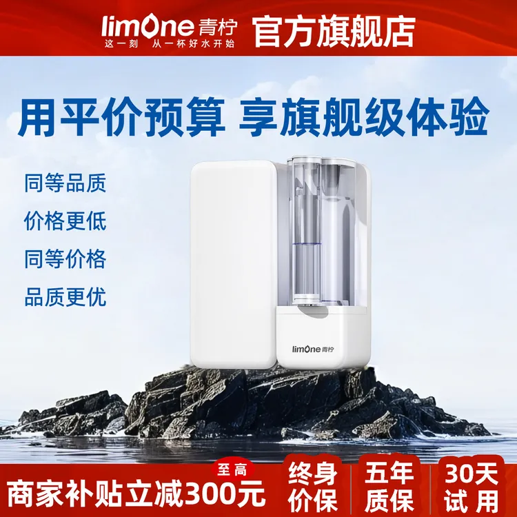 青柠ro反渗透净水器家用台式净饮机自来水过滤水壶便捷新款纯水机