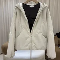 大码胖妹妹休闲宽松外套女冬季胖mm棉衣小个子棉服
