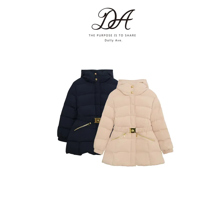 Dolly Ave「黑标系列」三防工艺国标收腰女童秋冬新款羽绒服