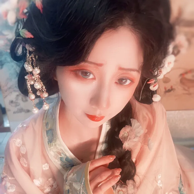 汉服配饰糖果色流苏簪汉服古风发簪百搭款