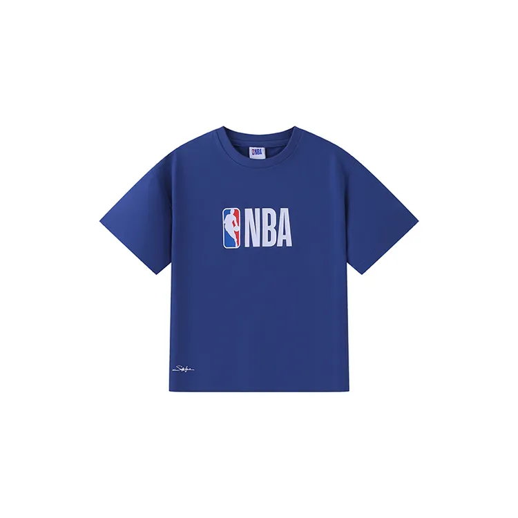 NBA联名限量款童装2025青少年圆领短T恤中大童上衣儿童穿搭