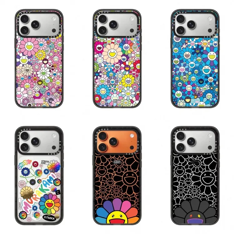 【超高版镜面】村上隆联名CASE适用于iphone17pm/16pm/15pm/14PM壳