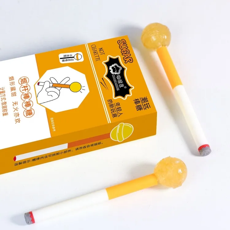 联名同款创意烟杆造型棒棒糖搞笑趣味搞怪生日礼物恶搞男友糖果