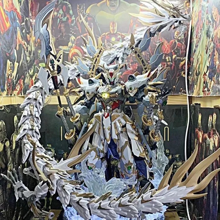 【100%必中模型】高达拼装模型摩动核曹仁敖丙吕布白雪机甲拼装模型