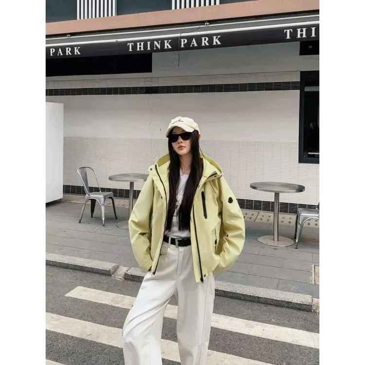 2025新款五防加棉加厚外套工装外套设计感小个子bf休闲夹克上衣女