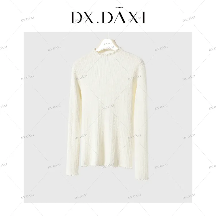 代大喜【软糯打底】松弛感打底衫T恤2025冬季新款修身显瘦内搭上衣