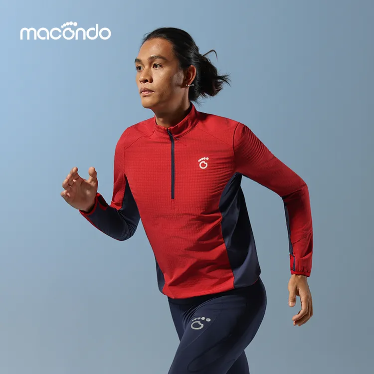 原创单品｜马孔多男子跑步方格外套战术格面料吸湿排汗插片式侧缝