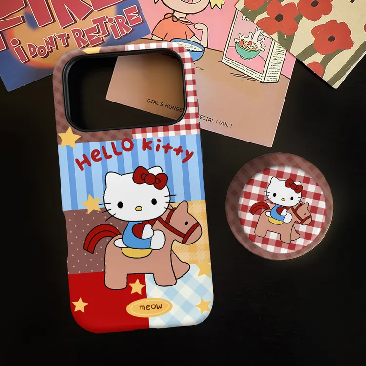 拼接木马KT磁吸菲林二合一适用苹果17/16promax手机壳华为小米15