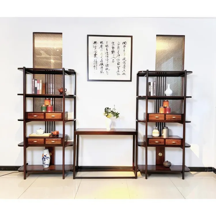 檀香雨源博古架96×36×198