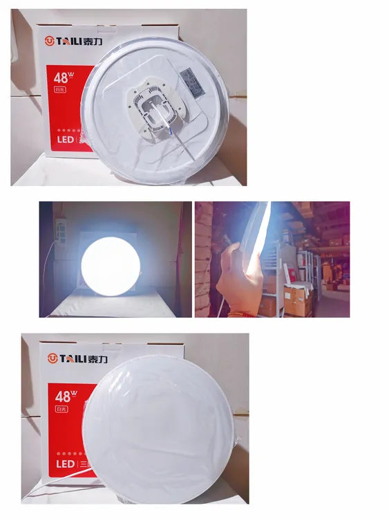 泰力阳台防水三防灯防潮防蚊照明超亮吸顶灯家用灯体圆形37厘米