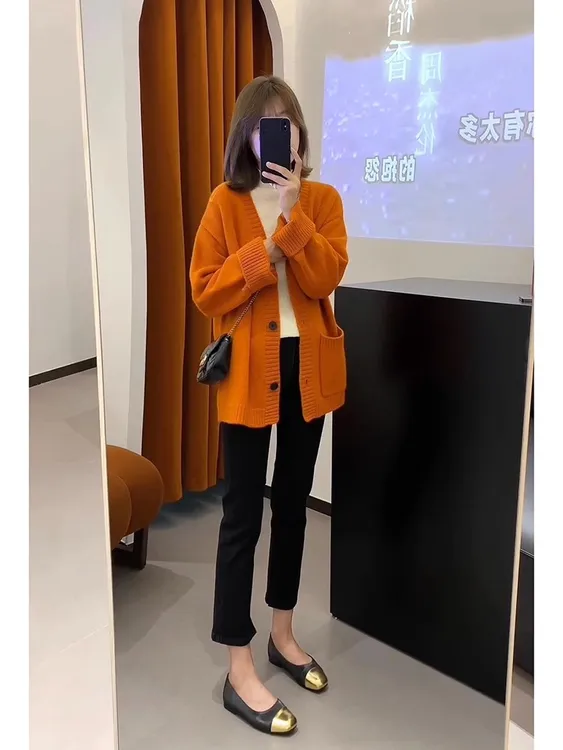 2025秋装搭配一整套胖mm显瘦高级感小香风温柔系炸街上衣两件套女