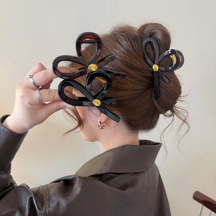 MIMILINE抓夹森系女少女风法式复古风发夹网红气质发饰饰品