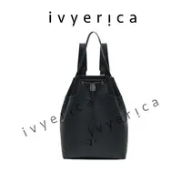 MODADONNA极简高级真皮大容量水桶双肩包G25WB111