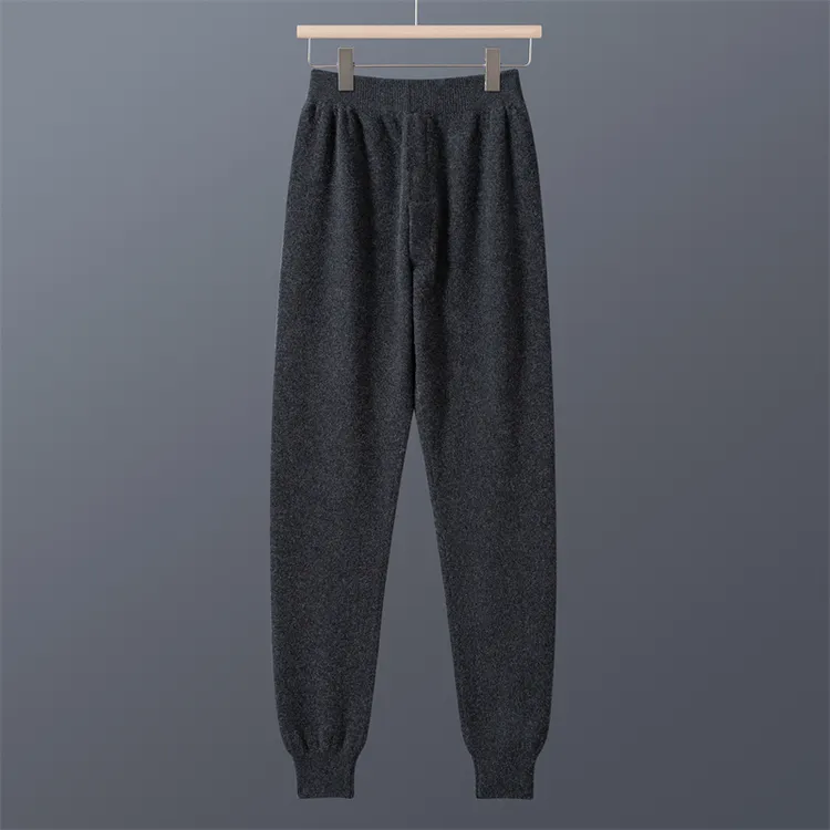 【不议价】100%山羊绒男士时尚休闲厚款全加丝内穿针织保暖休闲裤