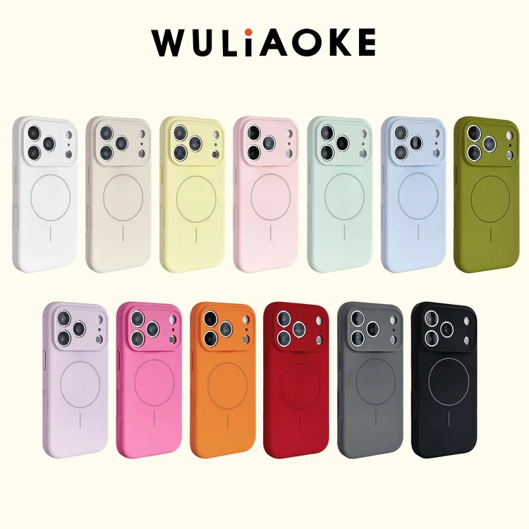 磁吸精孔液态硅胶全包ai按键适用苹果iPhone18promax/17/16手机壳商品图