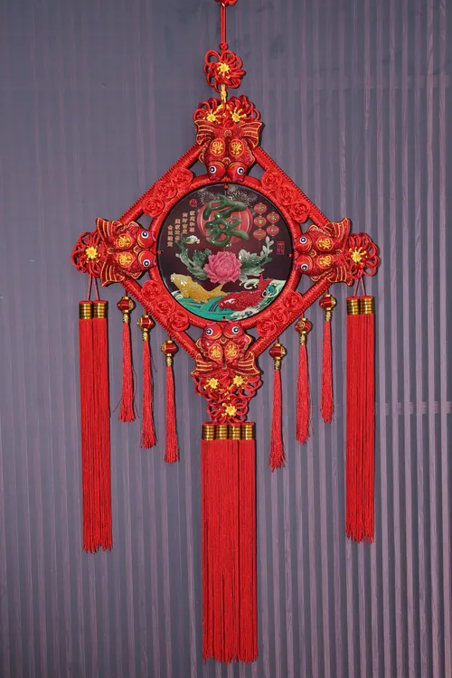 特大号彩玉浮雕中国结新年客厅乔迁喜庆装饰吉祥挂件