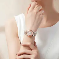 快乐钻系列 女士全自动机械腕表钢表带气质时尚款（小曾）