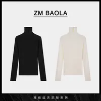 ZM BAOLA【相遇】暗调高领打底上衣M259180-M2