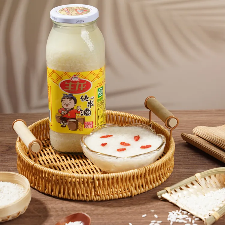 生龙孝感佬米酒醪糟酒酿888g糯米发酵月子酒酿甜糯米酒绿色食品