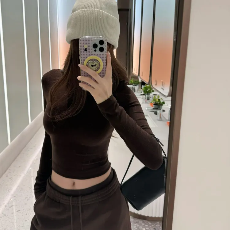 慵懒风松弛感穿搭宽松卫衣外套内搭打底上衣阔腿裤子三件套女秋冬