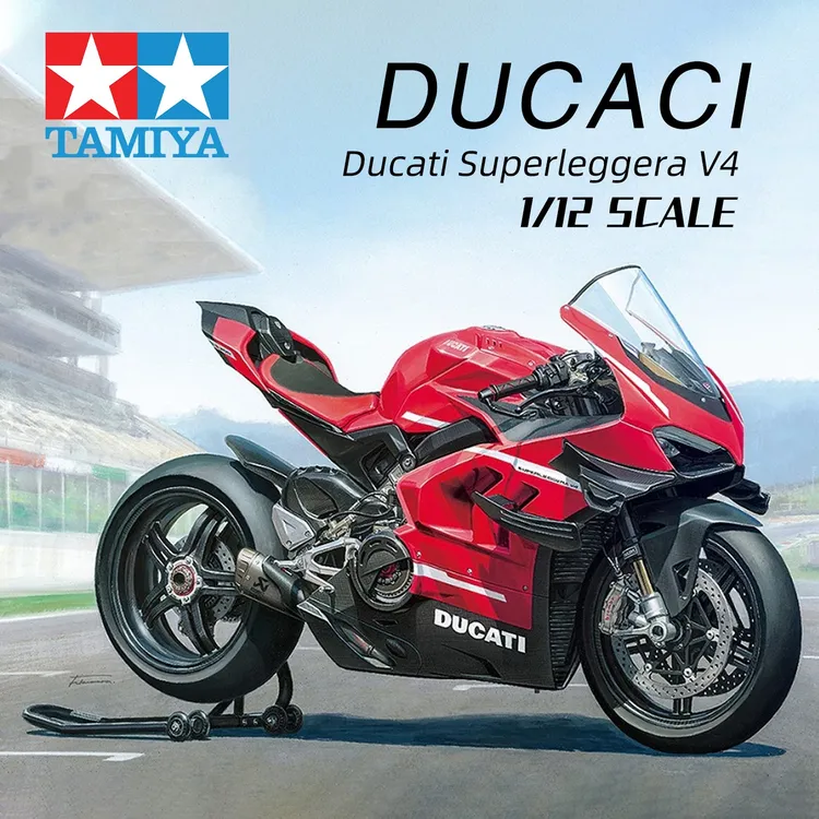 √ 田宫模型 1/12 杜卡迪 Superleggera V4 赛车套件 14143